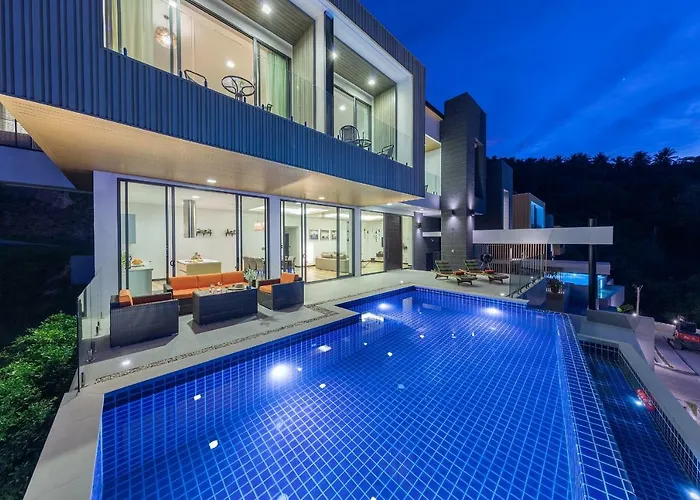 Luxury Verano Residence 3 Bedroom Seaview Villa Chaweng Noi
